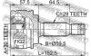 FEBEST 0410CY2 ШРУС НАРУЖНЫЙ 30x59,5x28 (MITSUBISHI LANCER CY2A 2007-) FEBEST