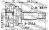 FEBEST 0410CY34 ШРУС НАРУЖНЫЙ 33x59,5x28 (MITSUBISHI LANCER CY3A/CY4A 2007-) FEBEST