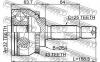 FEBEST 0410-EA3A43 ШРУС внешний  32X54X25 MITSUBISHI GALANT EA3A/EA8A USA (96-03) 0410-EA3A43