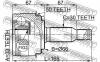 FEBEST 0410V75A50 ШРУС НАРУЖНЫЙ 33x66x30 (MITSUBISHI PAJERO III MONTERO V75W 2000-2006) FEBEST