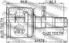 FEBEST 0411V43LH ШРУС ВНУТРЕННИЙ ЛЕВЫЙ 25x32x25 (MITSUBISHI DELICA PD4W/PD6W/PD8W 1994-2004 MITSUBISHI L200 K62T/K72T