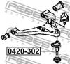 FEBEST 0420302 ОПОРА ШАРОВАЯ ПЕРЕДНЕГО НИЖНЕГО РЫЧАГА (MITSUBISHI CANTER FD/FG) FEBEST