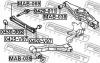 FEBEST 0420V97 ОПОРА ШАРОВАЯ ЗАДНЕГО РЫЧАГА (MITSUBISHI PAJERO III MONTERO V75W 2002-2006 MITSUBISHI PAJERO IV MONT