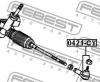 FEBEST 0421CY НАКОНЕЧНИК РУЛЕВОЙ (MITSUBISHI DELICA D5 CV5W 2006- MITSUBISHI GALANT FORTIS/LANCER EVOLUTION CY4A/C