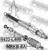FEBEST 0422L400 ТЯГА РУЛЕВАЯ (MITSUBISHI DELICA SPACE GEAR/CARGO PA/PB/PC 1994-2006 MITSUBISHI L400 SPACE GEAR PD4W/