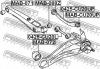 FEBEST 0425CU20UP ТЯГА ЗАДНЯЯ ПОПЕРЕЧНАЯ ВЕРХНЯЯ (DODGE CALIBER 2006-: MITSUBISHI AIRTREK CU# 2001-2005: MITSUBISHI GALANT FORTIS/LANCER EVOLUTION CY4A/CZ4A 2007-: MITSUBISHI LANCER CS 2000-2009: MITSUBISHI LANCER CY 2007-: MITSUBISHI LANCER SPORTBACK CX 2008-: MITSUB