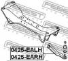 FEBEST 0425EALH ТЯГА ЗАДНЯЯ ПОПЕРЕЧНАЯ С ШАРОВОЙ ВЕРХНЯЯ ЛЕВАЯ (MITSUBISHI DIAMANTE F31A/F34A/F36A/F41A/F46A/F47A 19