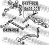 FEBEST 0429-004 Болт сход-развала MITSUBISHI PAJERO II V14W-V55W 1991-2004