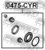 FEBEST 0475-CYR Ремкомплект задн суппорта 0475-CYR