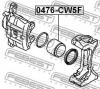 FEBEST 0476-CW5F Поршень суппорта тормозного переднего