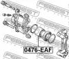 FEBEST 0476-EAF Втулка направляющая суппорта тормозного переднего