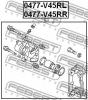 FEBEST 0477V45RR СУППОРТ ТОРМОЗНОЙ ЗАДНИЙ ПРАВЫЙ