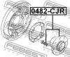 FEBEST 0482CJR СТУПИЦА ЗАДНЯЯ (MITSUBISHI CARISMA DA 1995-2003 MITSUBISHI LANCER/MIRAGE CJ 1995-2003 MITSUBISHI LAN
