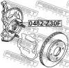 FEBEST 0482Z30F 0482-Z30F_ступица передн./ Mitsubishi Colt Z32A/Z34A/Z36A/Z37A/Z38A/Z39A 04