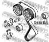 FEBEST 0488EA РОЛИК ОБВОДНОЙ (MITSUBISHI DION CR5W/CR6W/CR9W 2000-2004: MITSUBISHI GALANT EA 1996-2003: MITSUBISHI LEGNUM EA/EC 1996-2002: MITSUBISHI PAJERO PININ/IO H61W-H77W 1999-2005) FEBEST