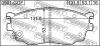 FEBEST 0501GGF _колодки тормозн.передн./ Mazda 6 GG 02-08