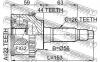 FEBEST 0510009A44 ШРУС НАРУЖНЫЙ 22x56x26 (KIA SHUMA,II/SEPHIA,II/MENTOR,II/SPECTRA 1997-2004 MAZDA 323 BA 1994-1998) F