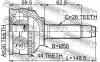 FEBEST 0510037A44 ШРУС НАРУЖНЫЙ 30x56x28 (MAZDA 626 GF 1997-2002 MAZDA 626 WAGON GW 1997-) FEBEST