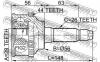 FEBEST 0510045A44 ШРУС НАРУЖНЫЙ 29x56x26 (MAZDA 323 BJ 1998-2002 MAZDA PREMACY CP 1999-2005) FEBEST
