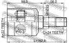 FEBEST 0511323FLH ШРУС ВНУТРЕННИЙ ЛЕВЫЙ 22x35x24 (MAZDA 323 BA 1994-1998 MAZDA 323 BG 1989-1994 MAZDA 323F BA 1995- MA