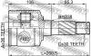 FEBEST 0511-BT50RH ШРУС внутренний правый