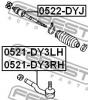 FEBEST 0521DY3LH НАКОНЕЧНИК РУЛЕВОЙ ЛЕВЫЙ