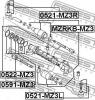 FEBEST 0521-MZ3R Наконечник рулевой правый