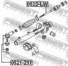FEBEST 0522LW Тяга рулевая (mazda mpv lw 1999-2006)