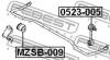 FEBEST 0523005 ТЯГА СТАБИЛИЗАТОРА ЗАДНЯЯ (MAZDA 6 GG 2002-) FEBEST
