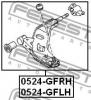 FEBEST 0524-GFLH Рычаг передний левый
