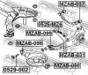 FEBEST 0525MZ6 ТЯГА ЗАДНЯЯ ПОПЕРЕЧНАЯ РЕГУЛИРУЕМАЯ