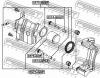 FEBEST 0574-GHLF Втулка направляющая суппорта передн нижняя MAZDA 6 GH 2008-2013 0574-GHLF
