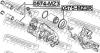 FEBEST 0575-MZ3R Ремкомплект суппорта тормозного MAZDA 3 BK 2003-2008