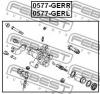 FEBEST 0577-GERR Суппорт тормозной задний правый