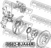 FEBEST 0582BJA44R СТУПИЦА ЗАДНЯЯ (MAZDA 323 BA 1994-1998 MAZDA 323 BG 1989-1994 MAZDA 323 BJ 1998-2002 MAZDA 323F BA 1