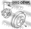 FEBEST 0582-DEMR Ступица колеса с интегрированным подшипником: NISSAN TEANA J31 2003-2008