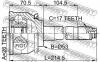 FEBEST 0610004 ШРУС НАРУЖНЫЙ 26x53x17 (ISUZU BIGHORN /TROOPER UBS55 UBC 1992-1997 OPEL MONTEREY A (UBS_) 1991-1998)