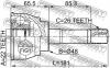 FEBEST 0710012 ШРУС НАРУЖНЫЙ 22x48x26 (SUZUKI VITARA SE413/SE416 1989-1998) FEBEST