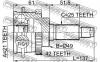 FEBEST 0710018A42 ШРУС НАРУЖНЫЙ 21x49x25 (SUZUKI BALENO/ESTEEM SY413/SY415/SY416/SY418/SY419 1995-2001 SUZUKI CULTUS S