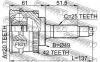 FEBEST 0710SY415A42 ШРУС НАРУЖНЫЙ 20x49x25 (SUZUKI BALENO/ESTEEM SY413/SY415/SY416/SY418/SY419 1995-2001 SUZUKI CULTUS S