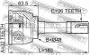 FEBEST 0710XL7 ШРУС НАРУЖНЫЙ 32x48x26 (SUZUKI GRAND VITARA/GRAND ESCUDO XL-7 JA627 2001-2006) FEBEST