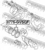 FEBEST 0775-GVSQF РЕМКОМПЛЕКТ СУППОРТА ТОРМОЗНОГО ПЕРЕДНЕГО