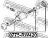 FEBEST 0775-RW420 Ремкомплект задн суппорта 0775-RW420