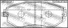 FEBEST 0801-G12F Колодки передние SUBARU IMPREZA G11 2000-2007 0801-G12F