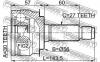 FEBEST 0810B9 ШРУС НАРУЖНЫЙ 30x56x27 (SUBARU B9 TRIBECA 2004-) FEBEST