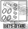 FEBEST 0875-B14R Ремкомплект задн суппорта 0875-B14R