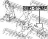 FEBEST 0882G12MF Ступица передняя (subaru impreza g12 2007-)