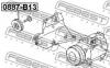 FEBEST 0887-B13 Ролик натяжной ремня кондиционера