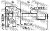 FEBEST 1010AV ШРУС НАРУЖНЫЙ 19x52x22 (CHEVROLET AVEO (T200) 2003-2008 CHEVROLET AVEO (T250) 2006-2008 CHEVROLET KA