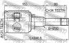 FEBEST 1011-J300LH ШРУС внутренний левый 31x35x34